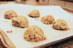 Eggless cookie dough